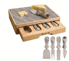 5pc Marble Cheese set